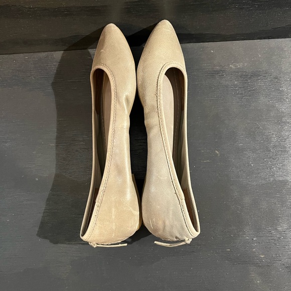 Frye Regina Ballet Women’s Size 8 Leather Flats Ash Gray 3479263 - Picture 5 of 8